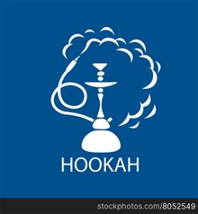 vector logo hookah. logo design template hookah. Vector illustration of icon
