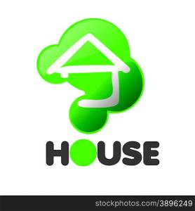 vector logo House in the sign issue