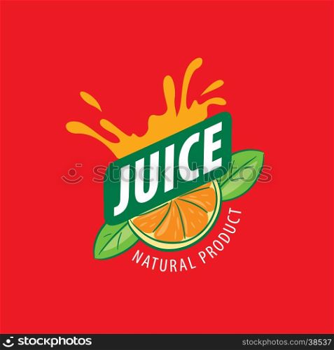 vector logo juice. logo design template juice. Vector illustration of icon