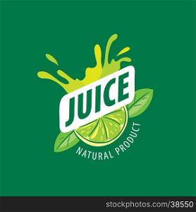 vector logo juice. logo design template juice. Vector illustration of icon