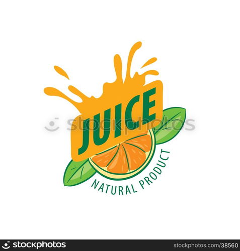 vector logo juice. logo design template juice. Vector illustration of icon