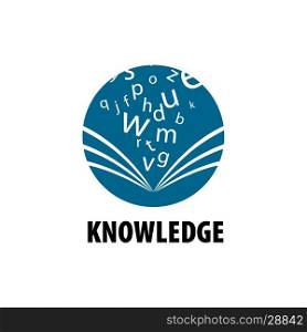 vector logo knowledge. pattern design logo knowledge. Vector illustration of icon