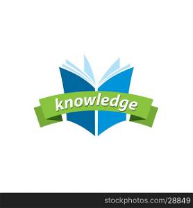 vector logo knowledge. pattern design logo knowledge. Vector illustration of icon