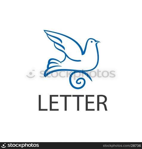 vector logo letter. pattern design logo letter. Vector illustration of icon