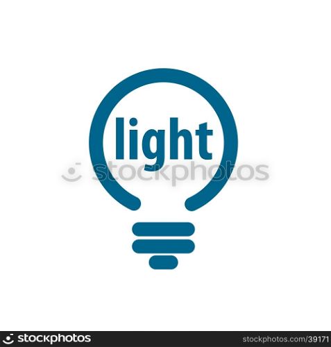 vector logo light. Template design logo light. Vector illustration of icon