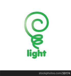 vector logo light. Template design logo light. Vector illustration of icon