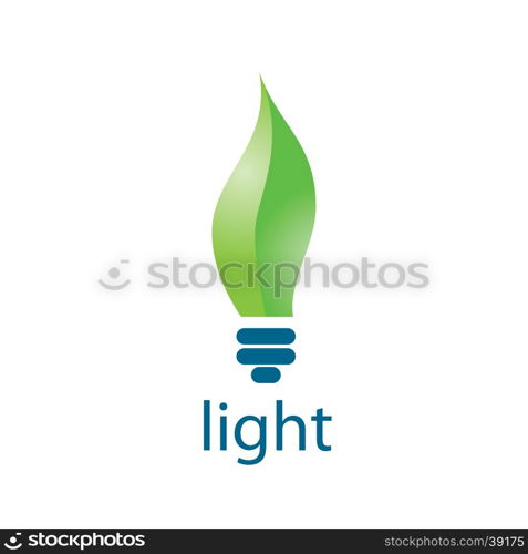 vector logo light. Template design logo light. Vector illustration of icon