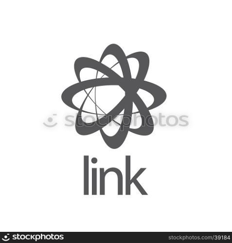 vector logo link. Template design logo link. Vector illustration of icon
