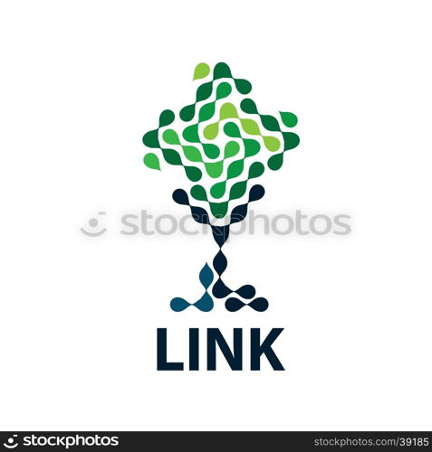 vector logo link. Template design logo link. Vector illustration of icon