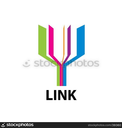 vector logo link. Template design logo link. Vector illustration of icon