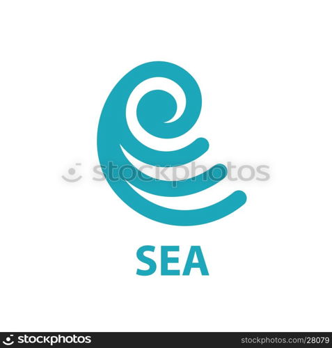 vector logo Marine. Maritime logo design template. Vector illustration of icon