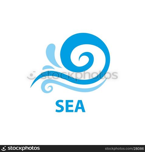 vector logo Marine. Maritime logo design template. Vector illustration of icon