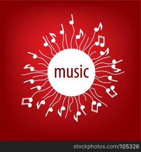 vector logo music. Abstract logo for music and sound. Vector pattern