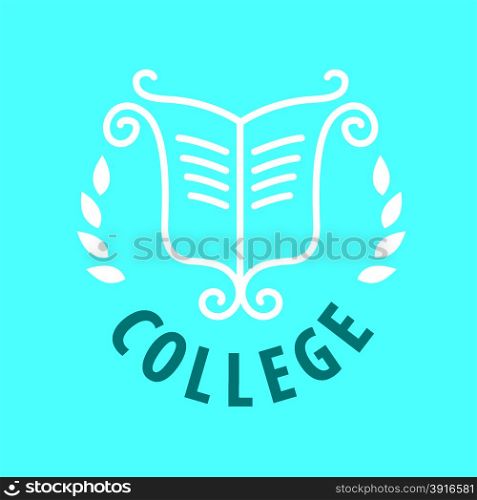 vector logo patterns and books for college