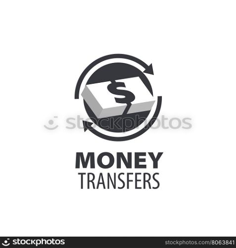 vector logo remittances. logo design template remittances. Vector illustration of icon