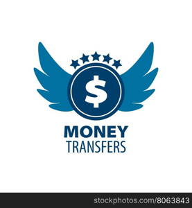 vector logo remittances. logo design template remittances. Vector illustration of icon