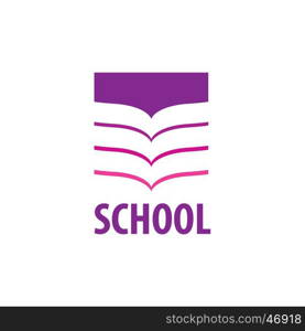 vector logo school. template design logo school. Vector illustration of icon