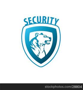 vector logo security. pattern design logo security. Vector illustration of icon