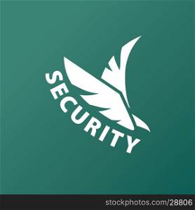 vector logo security. pattern design logo security. Vector illustration of icon