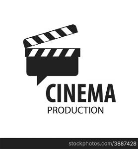 vector logo Slate Board for shooting movies