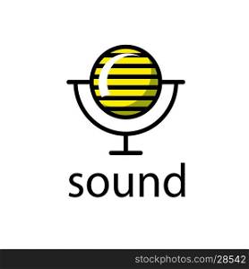 vector logo sound. template design logo sound. Vector illustration of icon