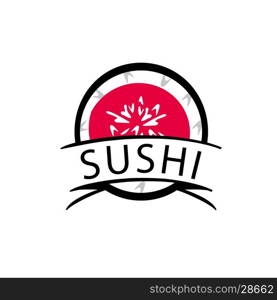 vector logo sushi. template design logo medical. Vector illustration of icon