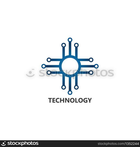 Vector Logo Technology concept illustration design