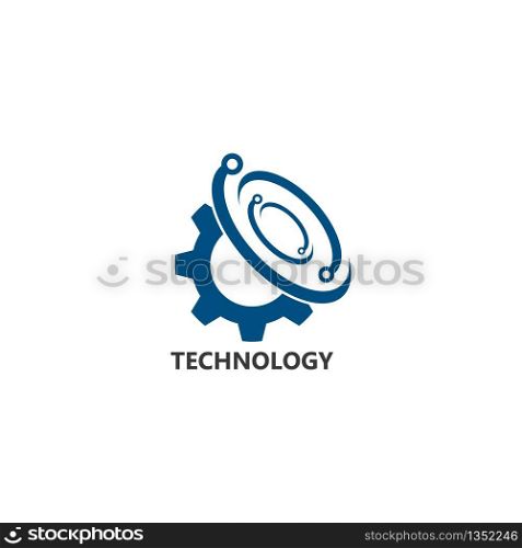 Vector Logo Technology concept illustration design