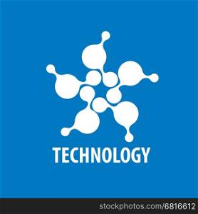 vector logo technology. logo design template technology. Vector illustration of icon