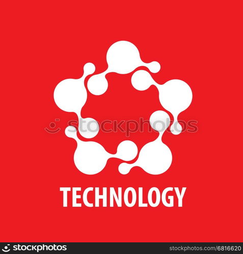 vector logo technology. logo design template technology. Vector illustration of icon