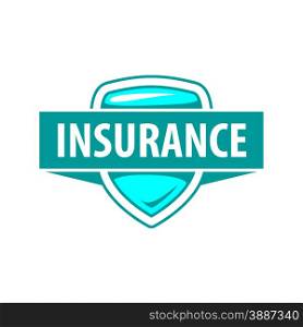 Vector logo template for an insurance company
