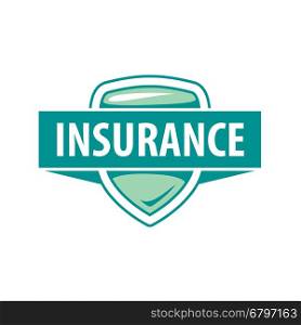 Vector logo template for an insurance company. template design logo insurance. Vector illustration of icon