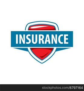 Vector logo template for an insurance company. template design logo insurance. Vector illustration of icon