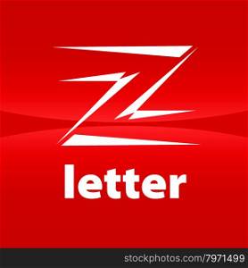 vector logo the letter Z in the form of arrows