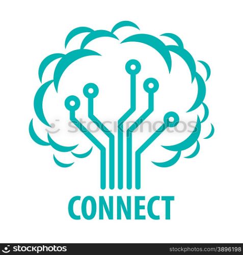 vector logo to connect to the network tree