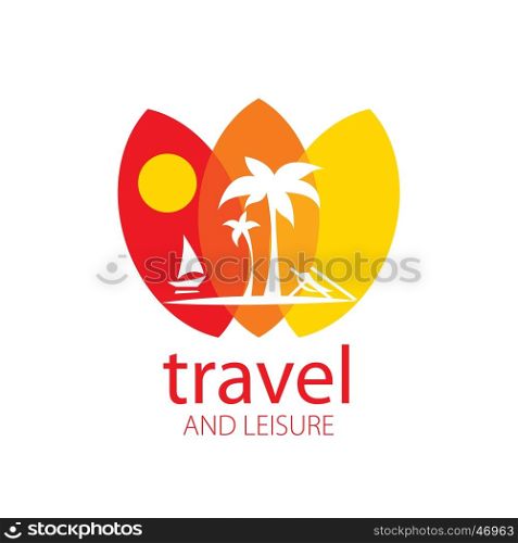 Vector logo travel. template design logo travel. Vector illustration of icon