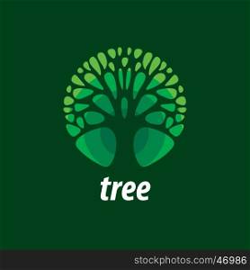 vector logo tree. template design logo tree. Vector illustration of icon