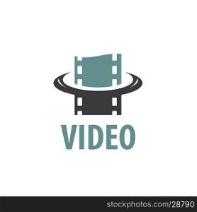 vector logo video. pattern design logo video. Vector illustration of icon