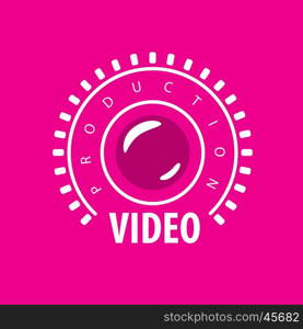 vector logo video. template design logo video. Vector illustration of icon