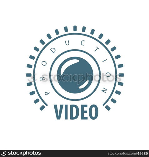 vector logo video. template design logo video. Vector illustration of icon