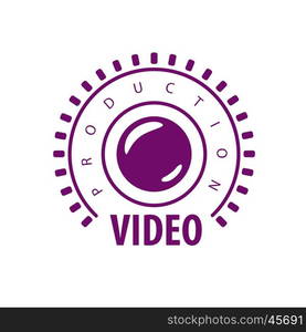 vector logo video. template design logo video. Vector illustration of icon