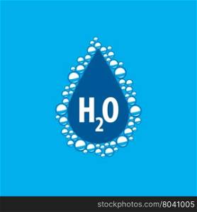vector logo water. abstract logo template for water. Vector illustration