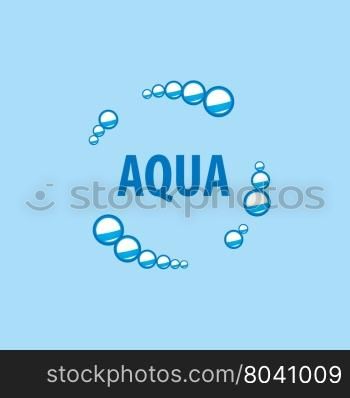 vector logo water. abstract logo template for water. Vector illustration