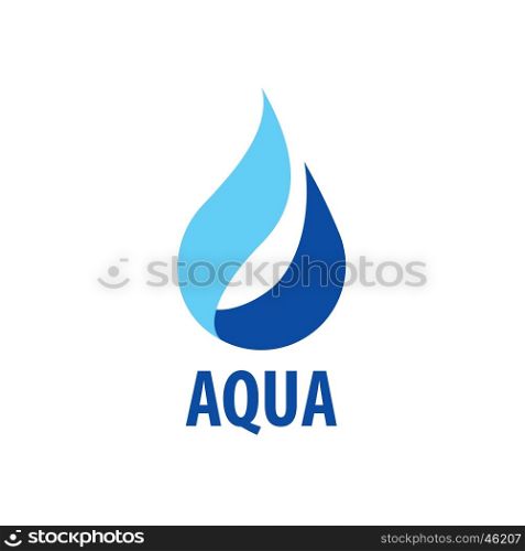 vector logo water. logo design template drop of water. Vector illustration