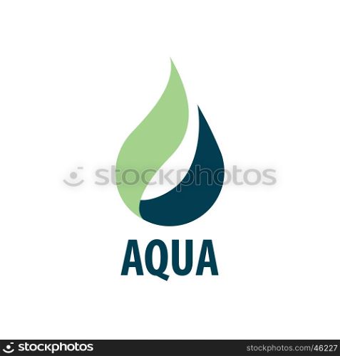 vector logo water. logo design template drop of water. Vector illustration