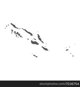 vector map of Solomon Islands