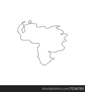 vector map of Venezuela