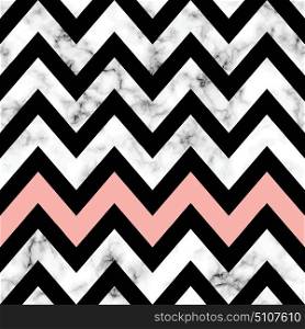 Vector marble texture design with geometric chevron shapes, blac. Vector marble texture design with geometric chevron shapes, black and white marbling surface, modern luxurious background, vector illustration