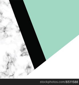 Vector marble texture design with geometric shapes, black and wh. Vector marble texture design with geometric shapes, black and white marbling surface, modern luxurious background, vector illustration