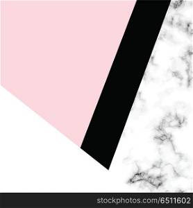 Vector marble texture design with geometric shapes, black and wh. Vector marble texture design with geometric shapes, black and white marbling surface, modern luxurious background, vector illustration